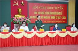 Bộ trưởng Phan Văn Giang dự Hội nghị trực tuyến tiếp xúc cử tri tại Thái Nguyên